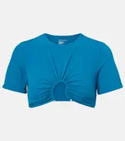 [Christopher Esber] Christopher Esber Crescent cropped top AU 6 blue