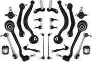 20PCS Front Rear Control Arm Ball Joint Sway Bar End Link Kits Sets Compatible For BMW X5 E53 2000 2001 2002 2003 2004 2005 2006