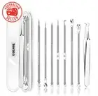 [Upgraded] 8PCS Blackhead Remover, Pimple Tool Kit, Acne Tools, Comedone Extract