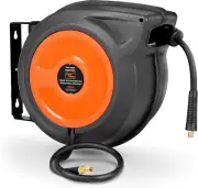 Air-Hose-Reel Retractable 3/8" X 50' Feet Long Industrial Water Premium Commerci