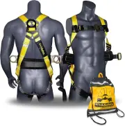 - Charlotte, NC - HURRICANE Ironworker & Tower Safety Harness [3 D-RINGS, BACK S
