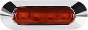 Truck Side Marker Lights LED | 4 LED LED Trailer Lights,12/24v Turn Signal Lights, LED Side Marker, Indicators Light Lamp for Boat, Vehicle, Rv, Truck