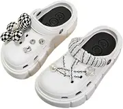 [RRRIOT] Cute Decor Women Vented Clogs Sandals Platform Summer Outdoor Close Toe Slippers Beach Slides Shoes
