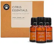 Green Velly Essential Oil For Diffuser | Home Fragrance Diffuser Oil | Diffuser Oil, Candle Burner & Electric Diffuser for Home Fragrance Candle | Lemon, Orange & Lime Essential Diffuser Oil | 10 ml Each