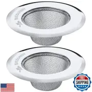 Mesh Sink Strainer Set of 2, MSY BIGSUNNY Stainless Steel Kitchen Sink Strain
