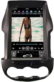 Android 9 Vertial Screen Car Video DVD Player for Ranger/F250 GPS Navigation Audio Radio Stereo with Wi-Fi CarPlay