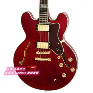 悅享購✨Epiphone依霹風 Sheraton-II PRO空心電吉他ES-335 339易普Casino