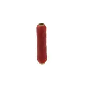 1 Single Spool Sinew Red Artificial Craft Bead Thread Bobbin Poly Waxed Sinue
