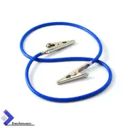 Dental Napkin Holder Blue Bib Clip Tattoo Silicone Cord Flexible Crocodile Clips