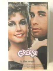 GREASE ~ JOHN TRAVOLTA OLIVIA NEWTON-JOHN ~ BRAND NEW & SEALED PAL VHS VIDEO