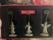Kohl’s Saint Nicholas Square Photo Holder Set Of 3 Pewter