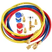 Refrigerant Charging Hose, Quick Coupler Adapter and Can Tap Valve Kit