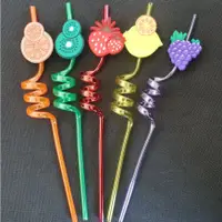 在飛比找蝦皮購物優惠-【Miya】新款水果吸管 食品級塑膠創意 petg個性螺旋酒