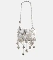 [Rabanne] Rabanne Sparkle Discs embellished shoulder bag One Size silver