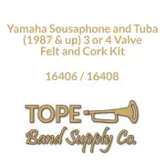 Yamaha, 3 Valve Tuba & Sousaphone Felt & Cork Kit (1987 & up)