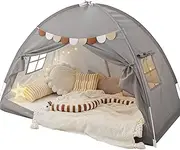 Bed Tent Floor Indoor Privacy Kids Tent on Bed Sleep Inside Drafty Room, Twin Bed Tents Blackout Space Tents Indoor Canopy Tents
