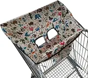 Seat Protection Cover - Cute Print Cover, Kids Seat Cover | High Chair Cover Seat Pad, Shopping Cart Seat Cover, for Toddler Boy Girl Carts Highchairs Swings Kids Babies Grocery Cart Cover