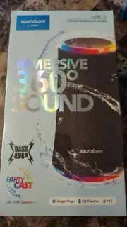 Soundcore by Anker Flare 2 Wireless Portable Waterproof Bluetooth Speaker