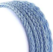Linsoul Tripowin Zonie 16 Core Silver Plated Cable SPC Earphone Cable for KZ ZS10 PRO ZSN PRO X ZST X CCA CRA (Recessed 2pin, 3.5mm, Blue)