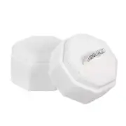 Velvet Ring Box, 3-Slot Octagon Ring Display Box White