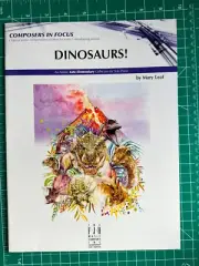 NEW Mary Leaf FJH Music "Dinosaurs" Composer in Focus