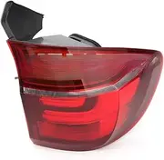 Led Rear Tail Light Compatible for BMW X5 E70 2007-2013 Stop Brake Fog Lamp Turn Signal Light Daytime Running Lamp Car Accessories (Color : Red Color, Size : Outer R)