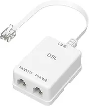 Hama - ADSL Filter Jack Plug 6p 4c / 2 sockets 6p 4c