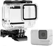 Yangers Waterproof Protective Housing Dive Case for GoPro Hero 7 Silver/White model Action Camera, Silicone Underwater Protection Cage Cover Accessories