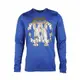 [二手] Roberto Cavalli Crew Neck Print T-Shirt for Men in Blue (BM773Y-435-L)
