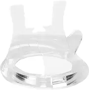 Spin Reels Holder | Transparent Fishing Gear Stand | Acrylic Rotating Wheel Shelf, Angling Gear Bracket for Home, Studio