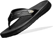 [Harxxitd] Men's Flip Flop with Arch Support Durable Comfort Walking Thong Sandals Lightweight Non Slip Sole Summer Beach Slipppers Indoor and Outdoor