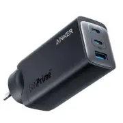 ANKER GaNPrime 120W 3-Port GaN Wall Charger with USB-C to USB-C Cable [B2148T11]