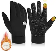 [RIGWARL] Boys Gloves Winter Kids Gloves, Water-Resistant Kids Sports Grip Gloves Aged 3-15, Touchscreen Winter Toddler Gloves