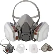 [Half mask respirator] Reusable Half Face Cover 6200 spray mask for spraying ...