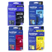 Brother LC67 Black Cyan Yellow Magenta 4 Ink Cartridge Toner Value Pack
