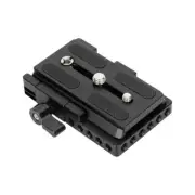 Multiple Threaded Quick Release Plate Clamp Base Aluminum Alloy Tripods Adapter