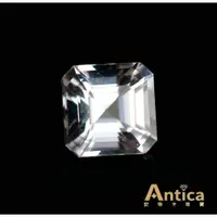 在飛比找蝦皮購物優惠-[ANTICA] 賽黃晶 3.42克拉 白色 方形 非洲 天