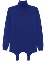 [Saint Laurent Paris] Saint Laurent Paris-Dolcevita In Cashmere Con Giarrettiera-Donna S