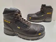 CAT EXCAVATOR SUPERLITE CARBON COMPOSITE TOE Ventilated Boots P91340 Dark Brown