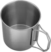 JOINPAYA Portable Stainless Steel Camping Mug Durable Stylish Teacup for for Coffee Tea and Beverages Convenient for Picnics and Travel