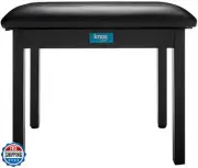 Knox Gear Piano Bench with Storage - Adjustable Keyboard Bench Seat with Leg
