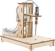 TOBBOMEY Educational Mini Drill Press Set Wood Drill Machine for Desk Bench Science Projects
