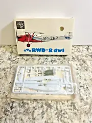 POLISH PZW 72 RWD-8 dwl parasol wing monoplane 1/72 Model Kit MK020- Poland