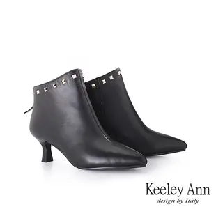 Keeley Ann 鉚釘斜口後拉鍊短靴(1775673)