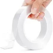 Double Sided Tape Heavy Duty, Clear Removable Mounting Tape, Multipurpose Str...