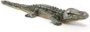 [HANSA] Salt Water Crocodile Plush Toy, 70 cm Length, Green