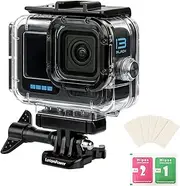 LetonPower Waterproof Case for GoPro Hero 13/Hero12 Black/Hero11 Black/Hero10 Black/Hero9 Black, Protective Underwater Diving Housing with Accessories for Hero13/12/11/10/9 Action Camera