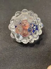 Marble Hand blown boro glass marble Art Blinger Color Dichro￼ Dot Texture Dichro