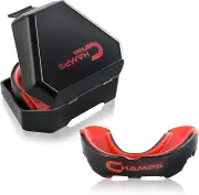 Mouth Guard with Case – Martial Arts Training Equipment Mouthpiece– Wrestling Mo