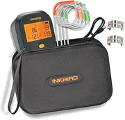 Inkbird WiFi Digital BBQ Meat Thermometer IBBQ-4T with 4 Probes Rechargeable Battery + Waterproof Carrying Case for BBQ Kitchen Outdoor Barbeque Grills Oven